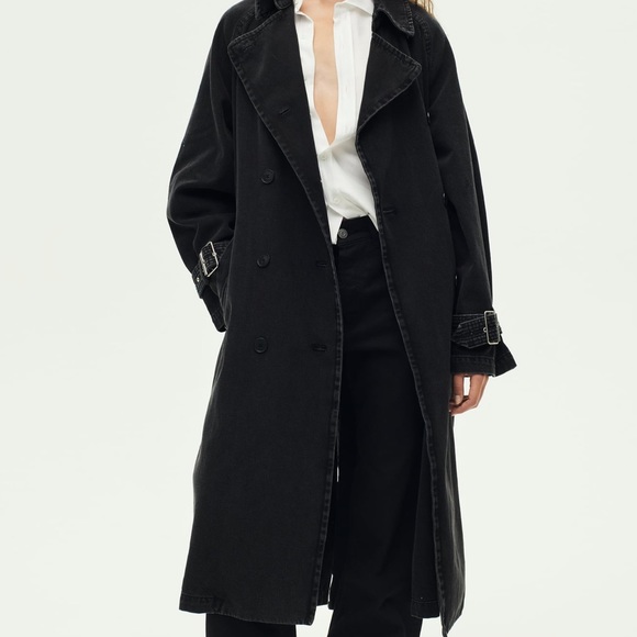 Zara Jackets & Coats Zara Denim Trench Coat Poshmark